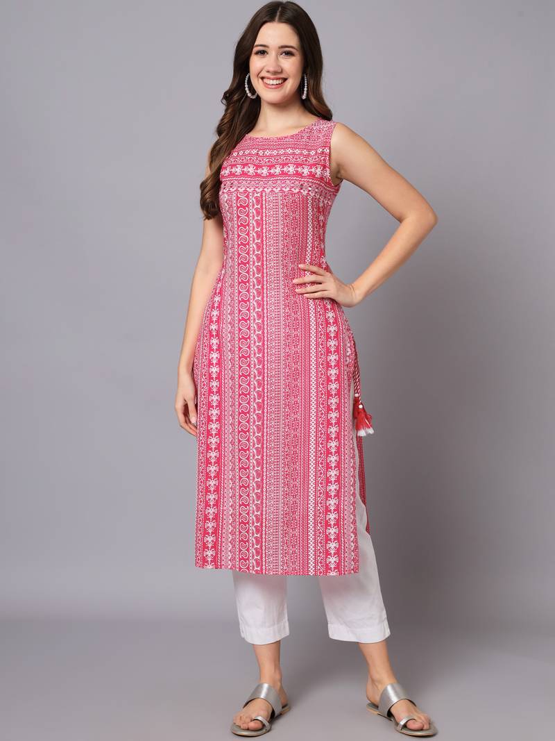 Fancy cotton Kurti for Collage Girls